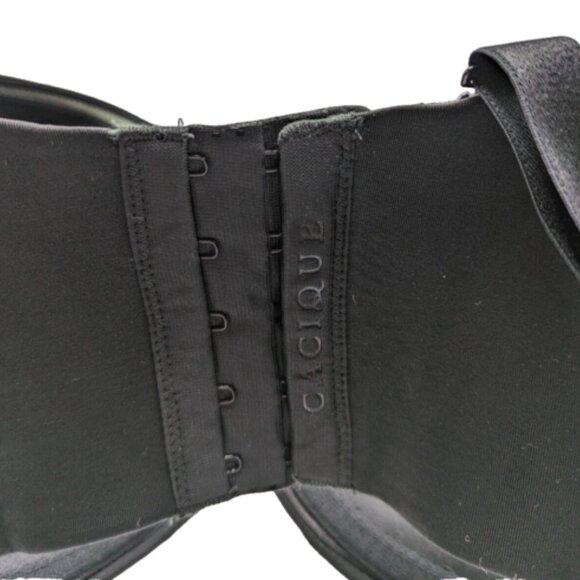 Lane Bryant Cacique Bra Multi Way Strapless Bare Solution 46DDD Black w/ Straps - Picture 6 of 8